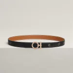 Flot belt buckle & Hermès sur Mer reversible leather strap 24 mm